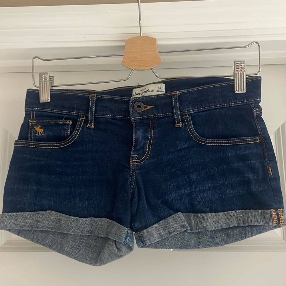 Abercrombie girls jean shorts